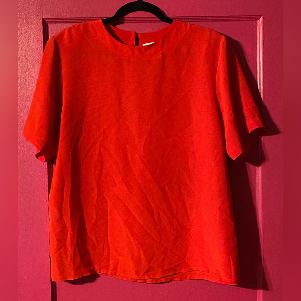 Ship n Shore Red Blouse